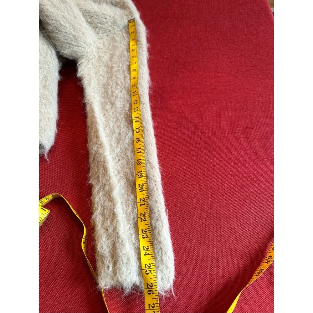 Zara Brushed Effect Knit Cardigan NWT Size S-M - Picture 14 of 16